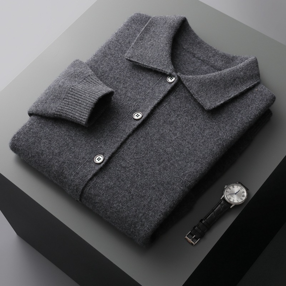 Alistair | Classic Cashmere Cardigan