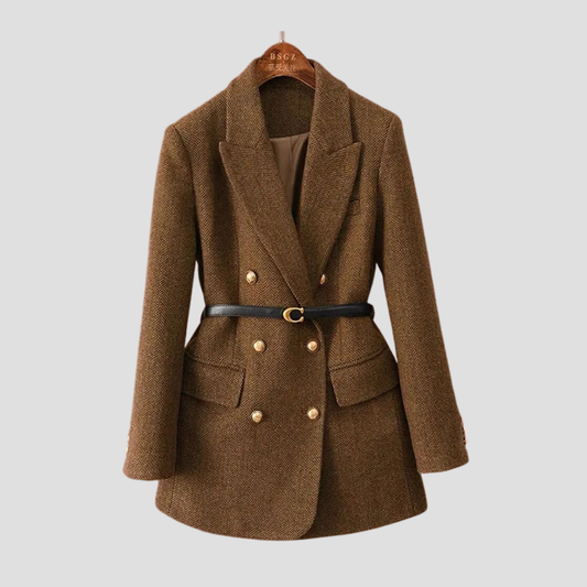Briarwood | Herringbone Tweed Coat