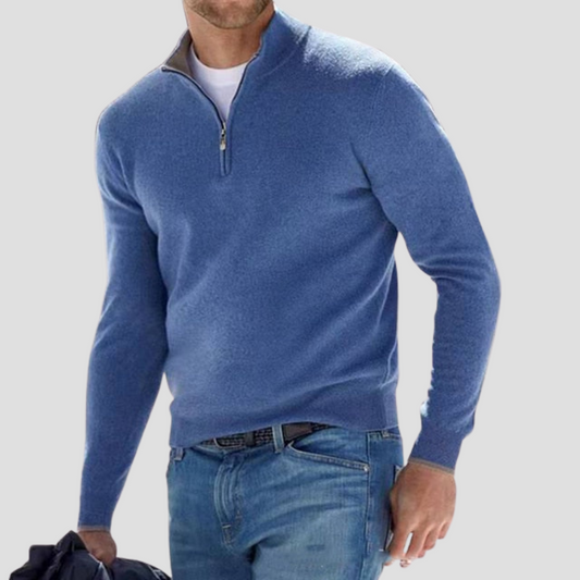 Strathmore | Half Zip-Knit Jumper