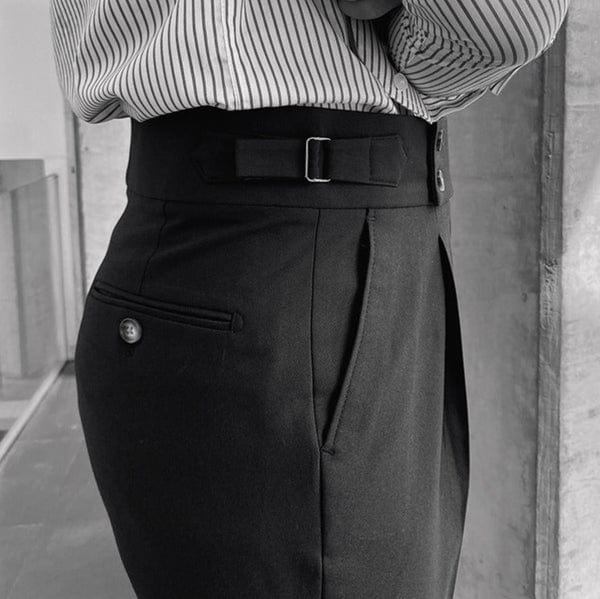 Harrington - High-Waisted Pleated Trousers