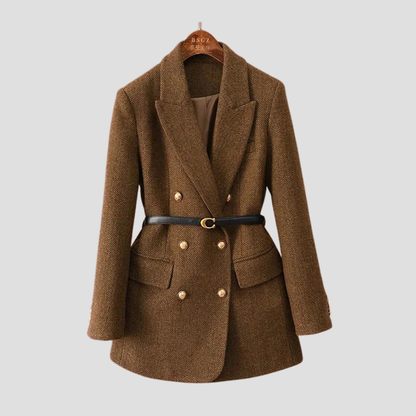 Briarwood |  Herringbone Tweed Coat