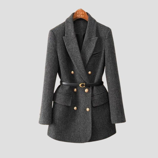 Briarwood |  Herringbone Tweed Coat