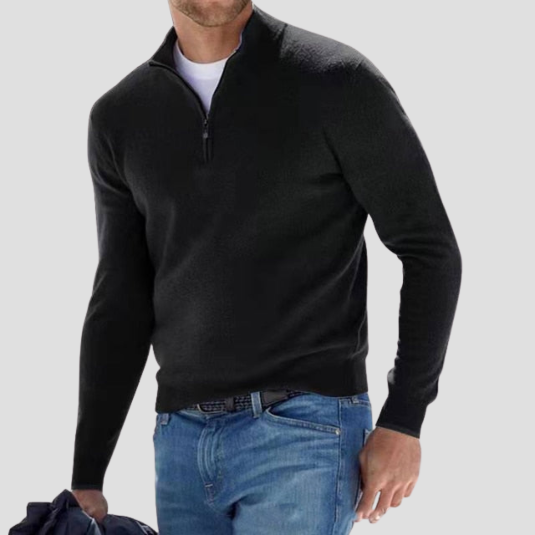 Strathmore | Half Zip-Knit Jumper