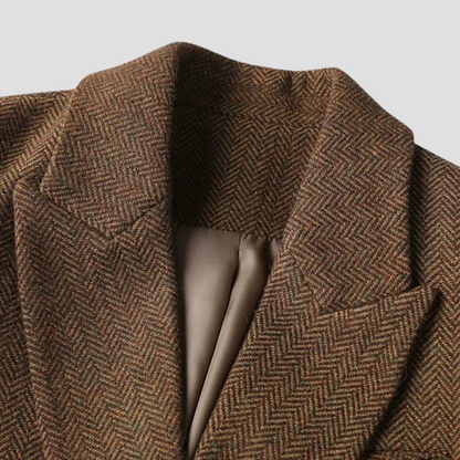Briarwood |  Herringbone Tweed Coat