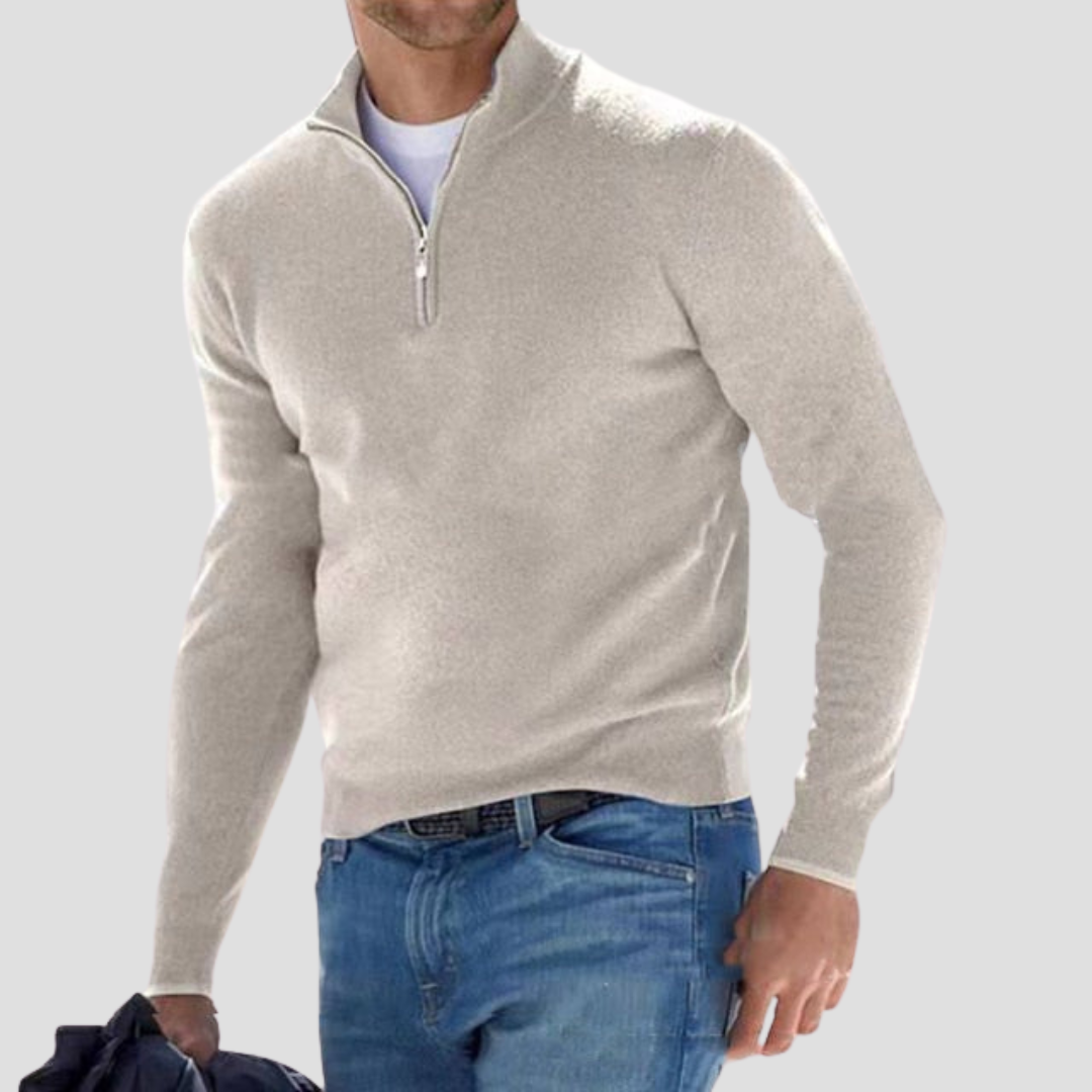 Strathmore | Half Zip-Knit Jumper
