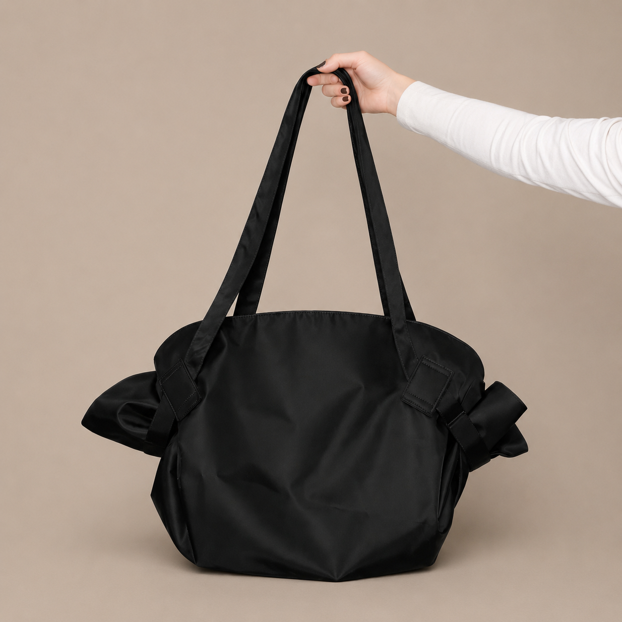 Fold Detail Everyday Tote Bag