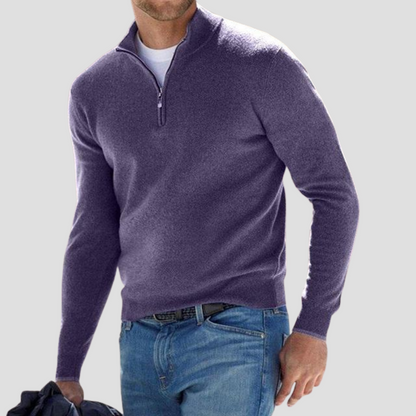 Strathmore | Half Zip-Knit Jumper