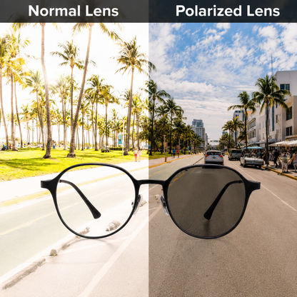3-in-1 Oval Clip-On Glasses