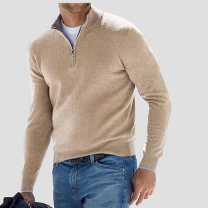 Strathmore | Half Zip-Knit Jumper