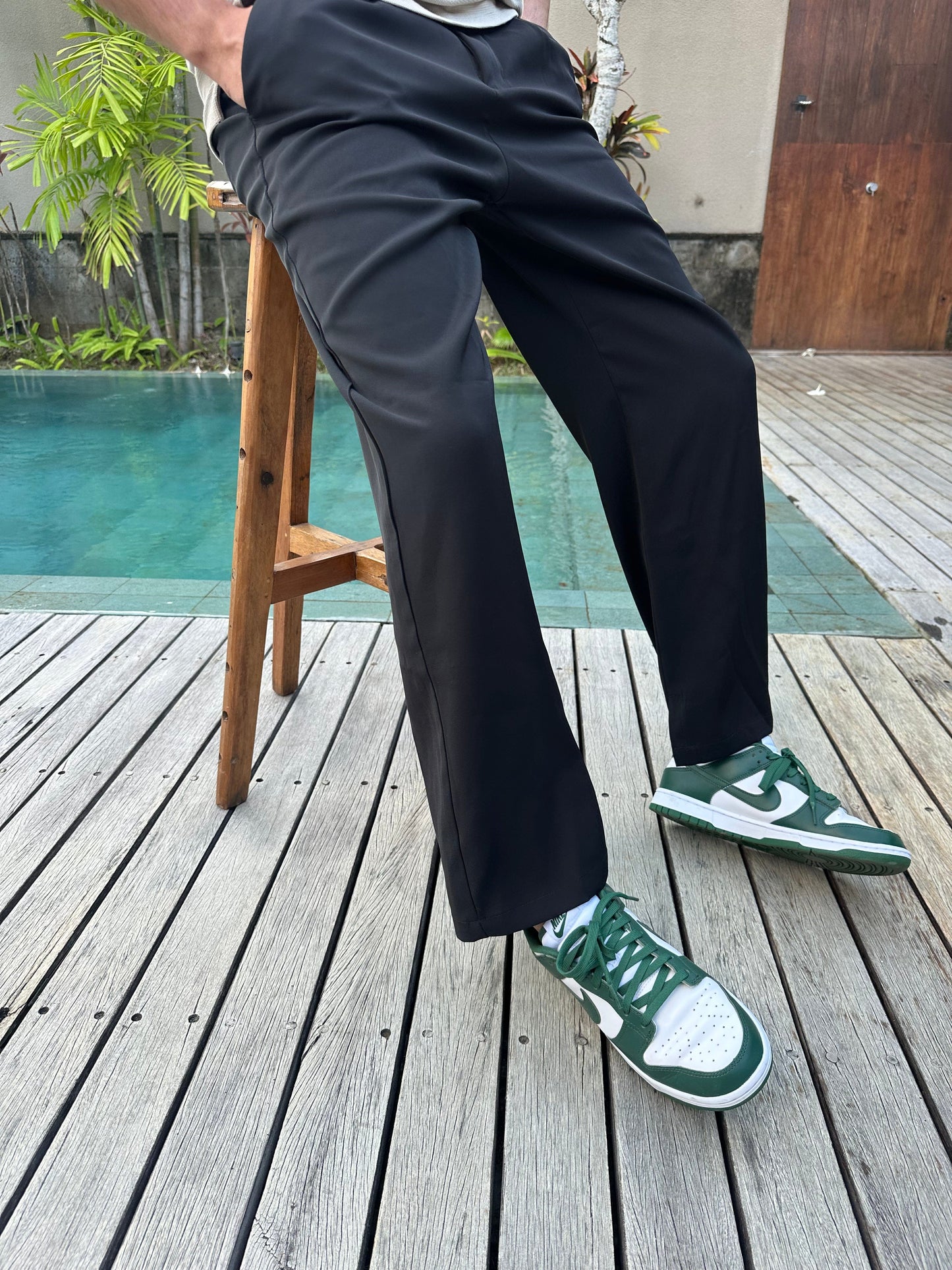 Langley - Wide-Leg Tailored Trousers