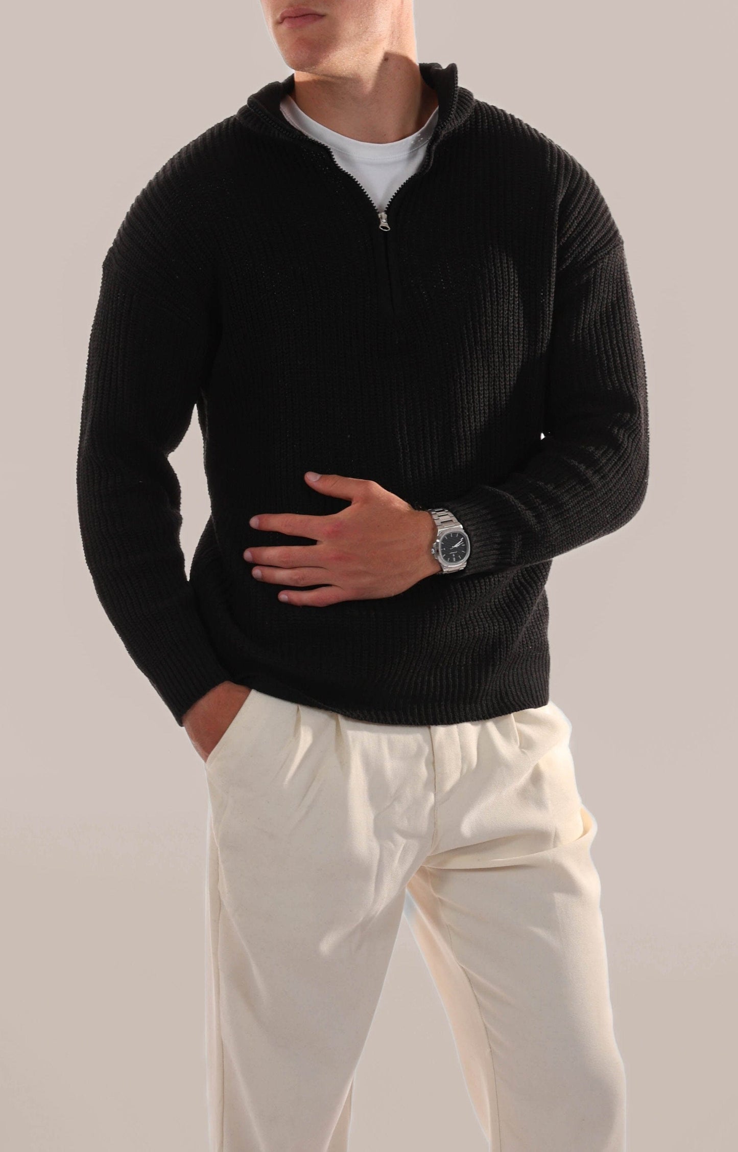 Carleton Old Money Zip-Up Jumper