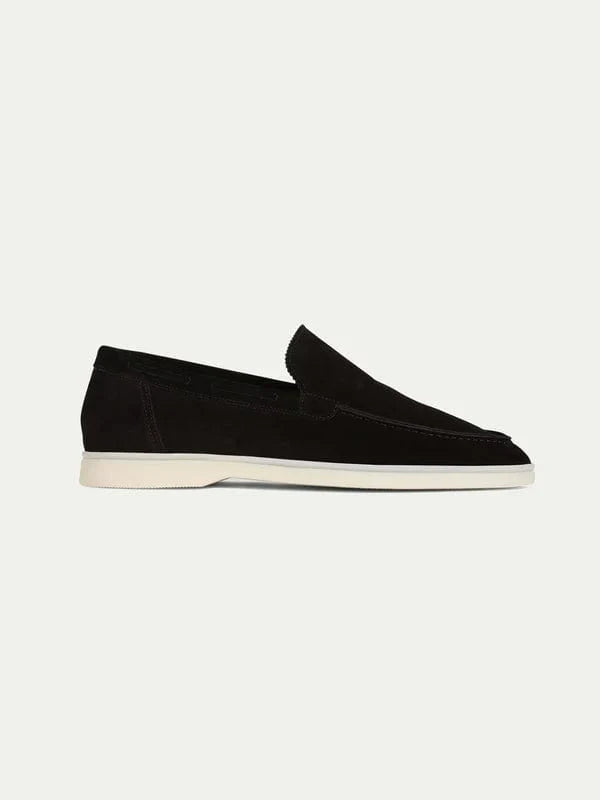Vaughn - Black Suede Loafers