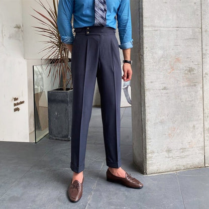 Harrington - High-Waisted Pleated Trousers