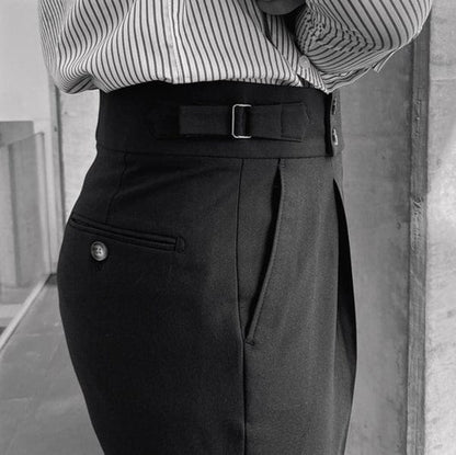 Harrington - High-Waisted Pleated Trousers