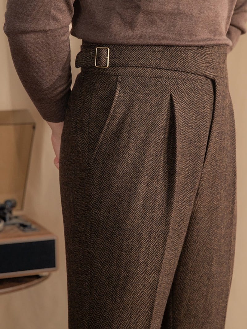 Hudson - Pleated Tailored Trousers