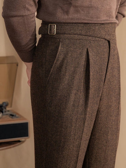 Hudson - Pleated Tailored Trousers