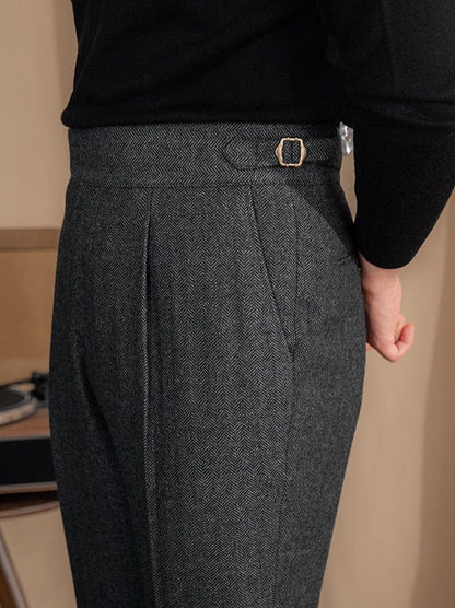 Hudson - Pleated Tailored Trousers