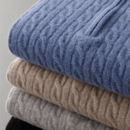 Brunswick Chunky Knit Quarter-Zip Jumper