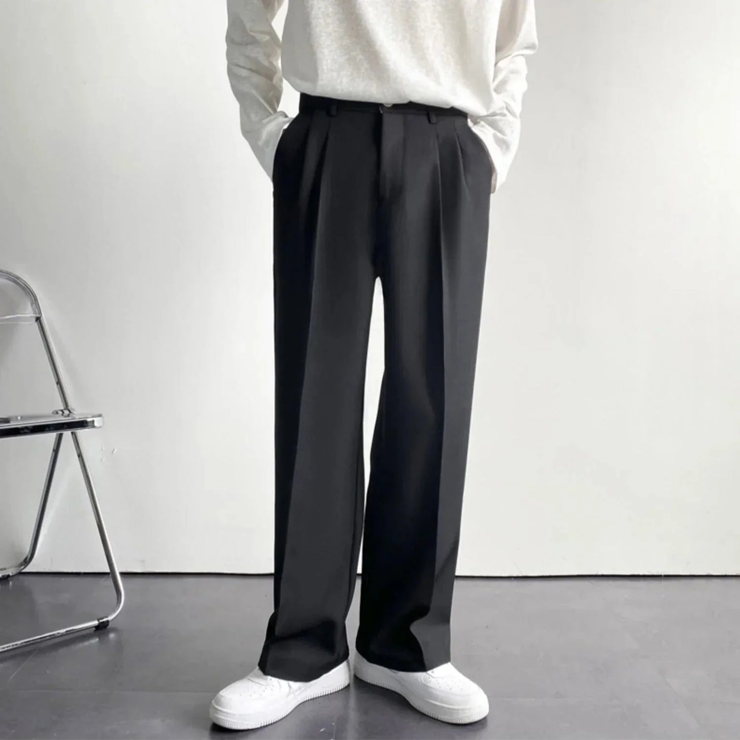 Langley - Wide-Leg Tailored Trousers
