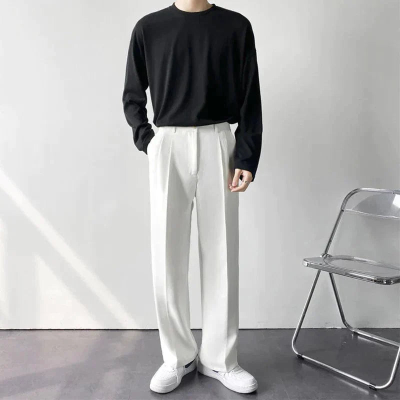 Langley - Wide-Leg Tailored Trousers