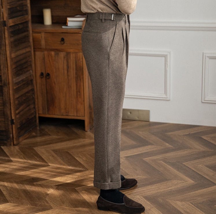 Cameron - Tailored Pleated Trousers