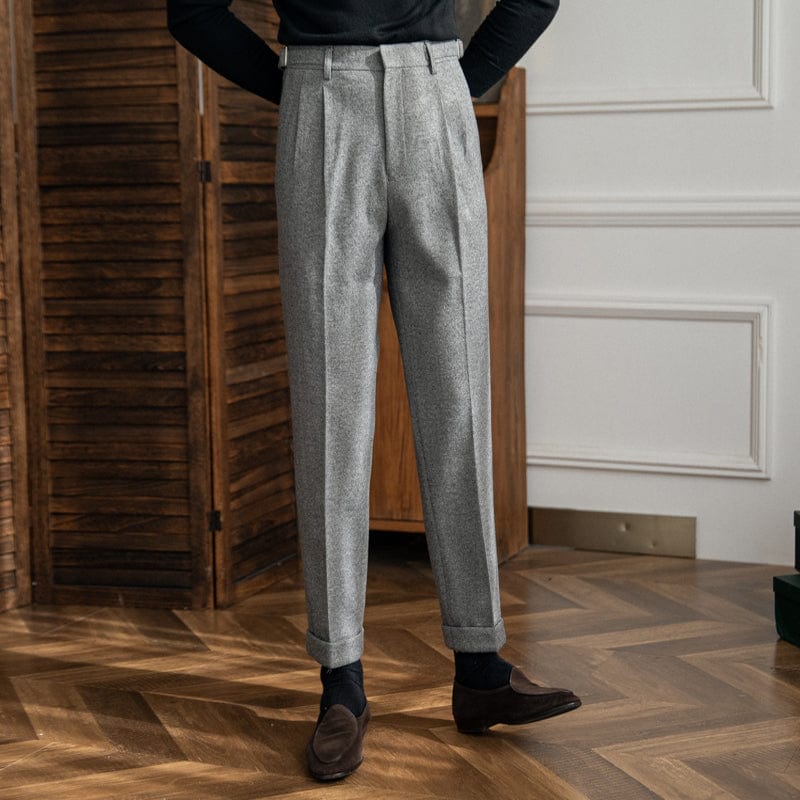 Cameron - Tailored Pleated Trousers