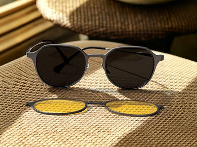 3-in-1 Oval Clip-On Glasses