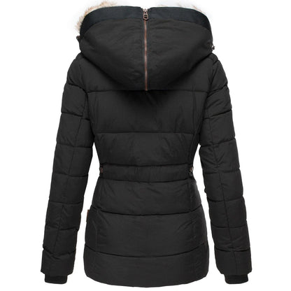 Women's Selene Slim-Fit Puffer Jacket with Hood and Slim Fit Design