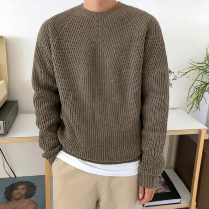 Ellsworth – Relaxed Fit Cotton Ribbed Jumper