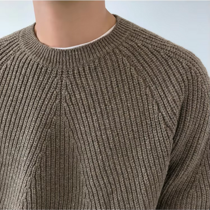Ellsworth – Relaxed Fit Cotton Ribbed Jumper