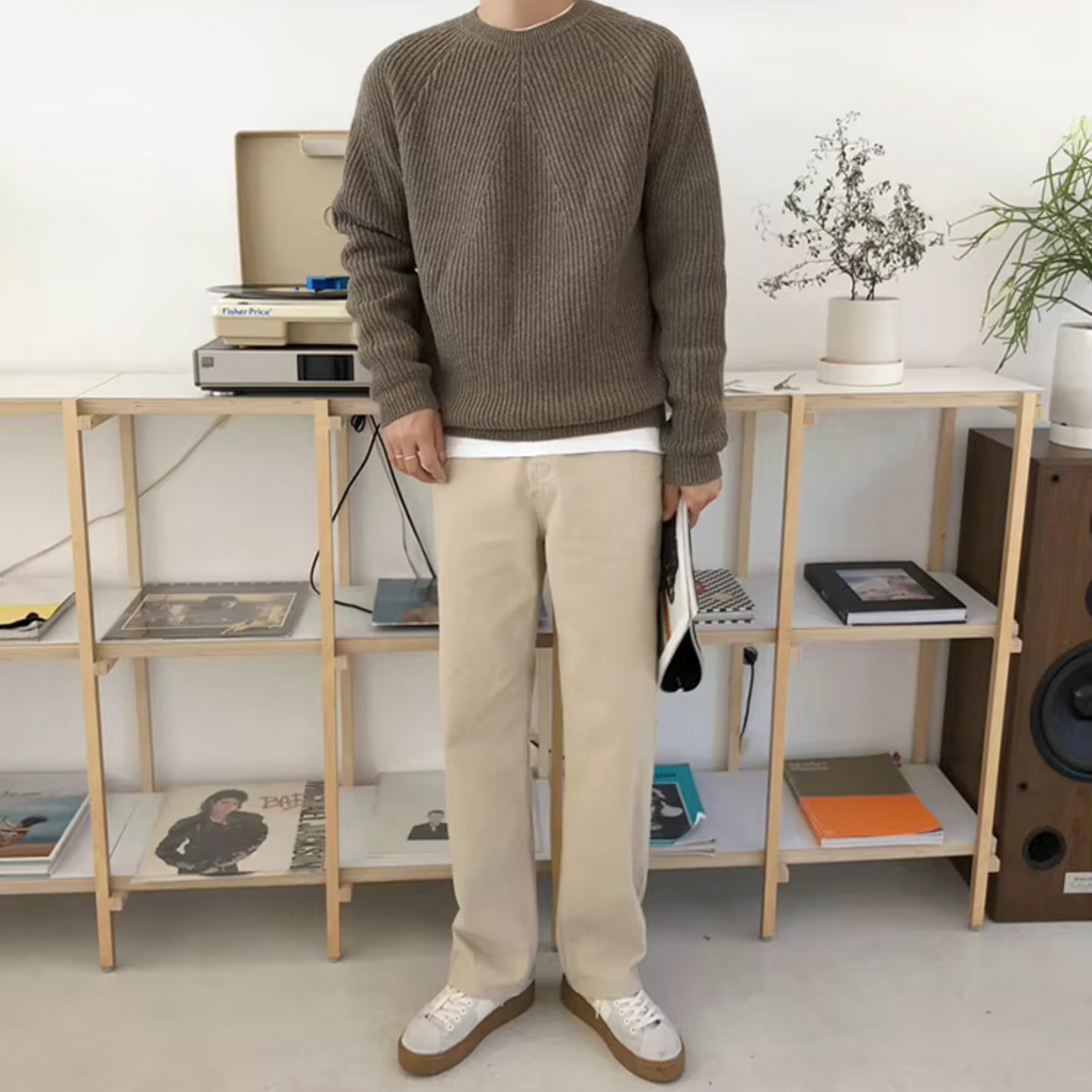 Ellsworth – Relaxed Fit Cotton Ribbed Jumper