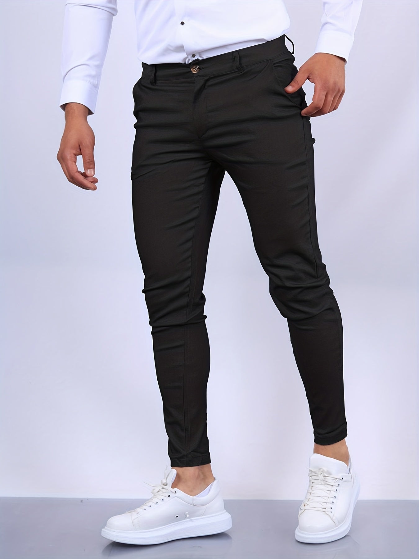 Men’s Eton Skinny-Fit Chino Pants