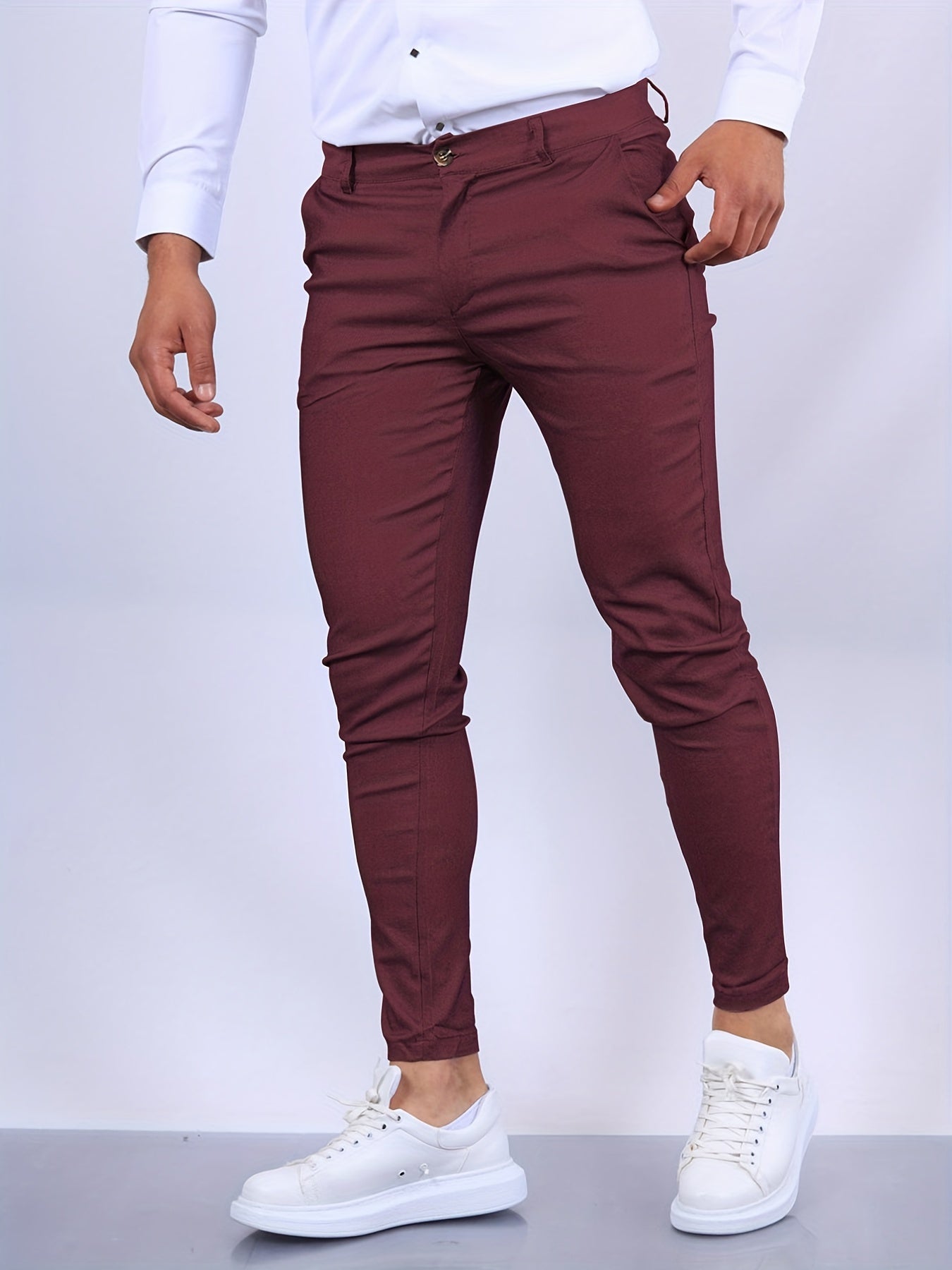 Men’s Eton Skinny-Fit Chino Pants