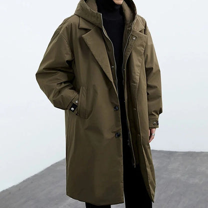 Men's Alderwood Waterproof Puffer Trench Coat
