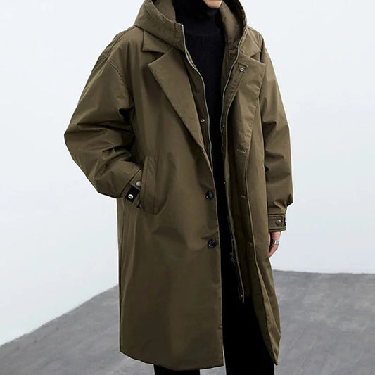 Men's Alderwood Waterproof Puffer Trench Coat
