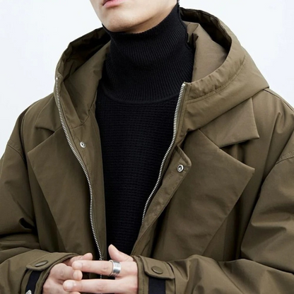 Men's Alderwood Waterproof Puffer Trench Coat