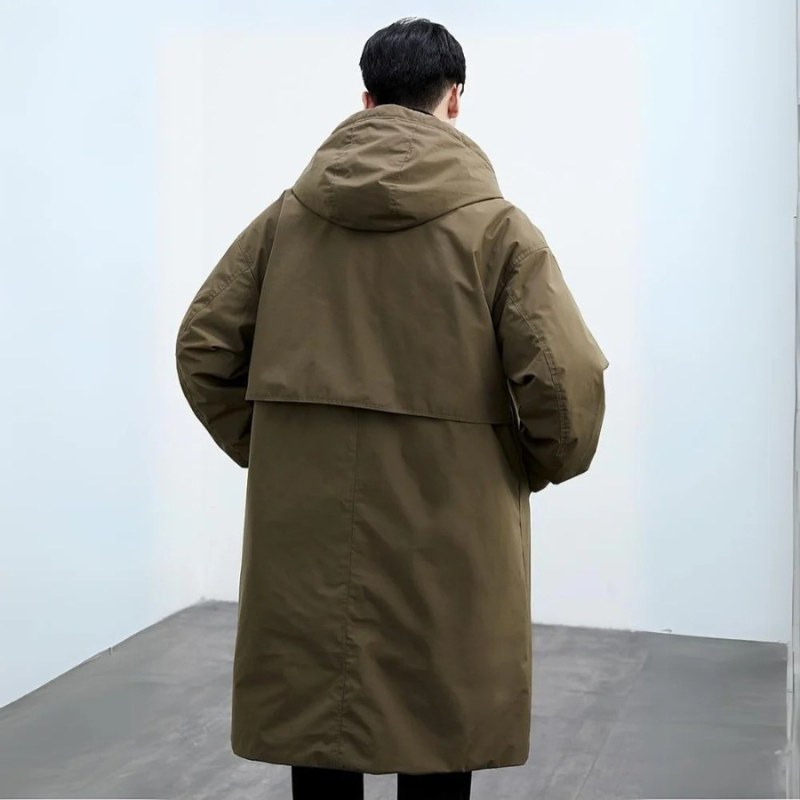 Men's Alderwood Waterproof Puffer Trench Coat