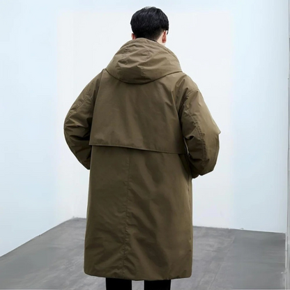 Men's Alderwood Waterproof Puffer Trench Coat
