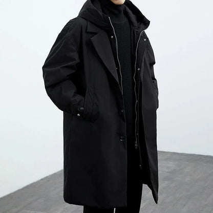 Men's Alderwood Waterproof Puffer Trench Coat